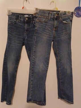 Old Navy Girls Blue Jeans Duo - Faded Indigo Wash